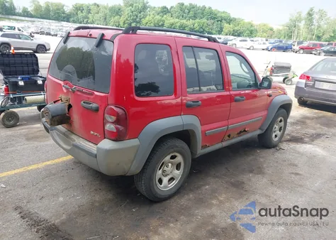 2005 Jeep Liberty Sport из США, поврежденный, VIN 1J4GL48K45W603390